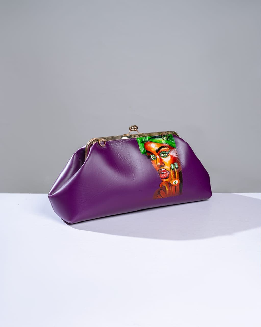 Purple Extra Large Clutch