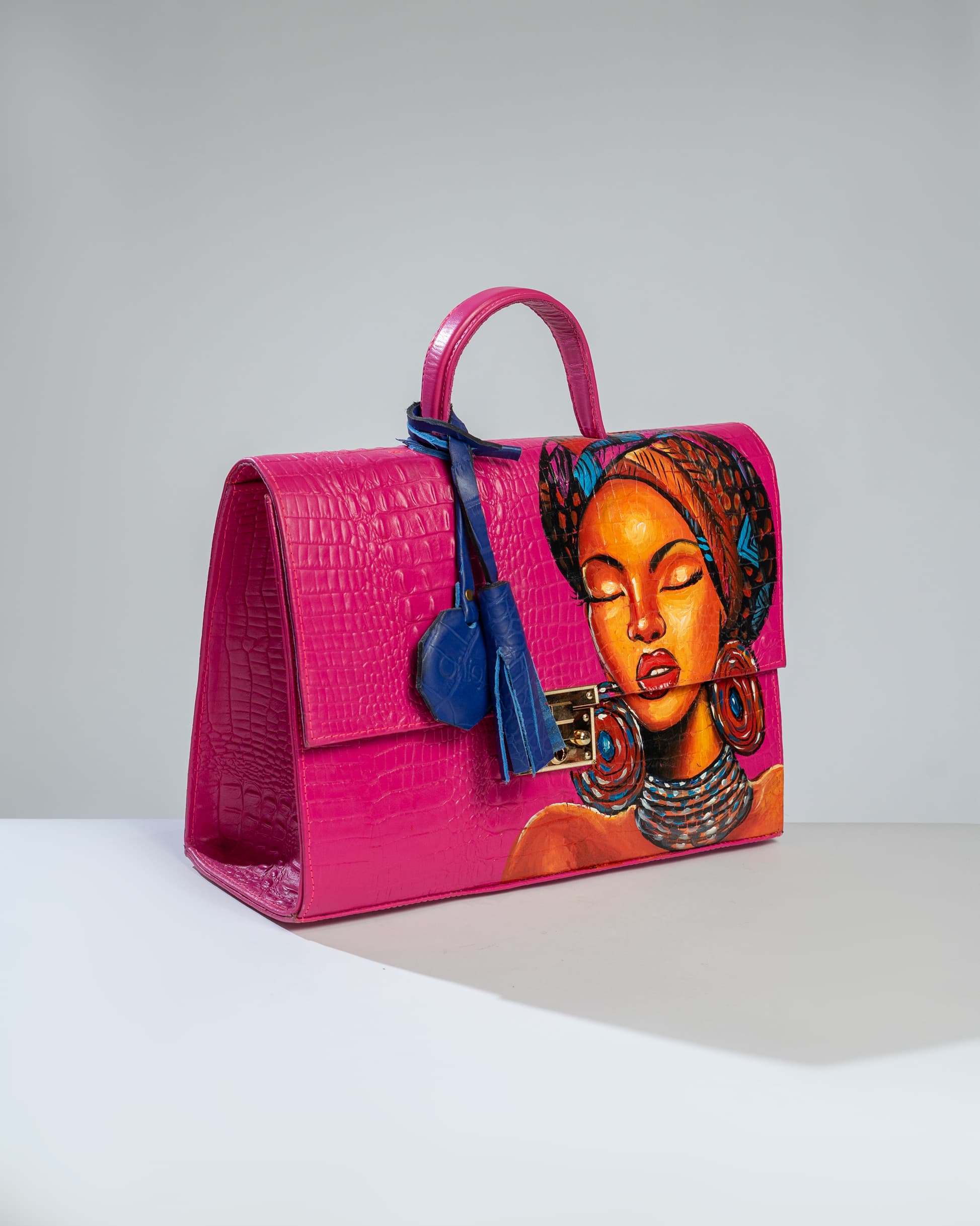 Pink Elegant Midi Bag-okpeke inspired.