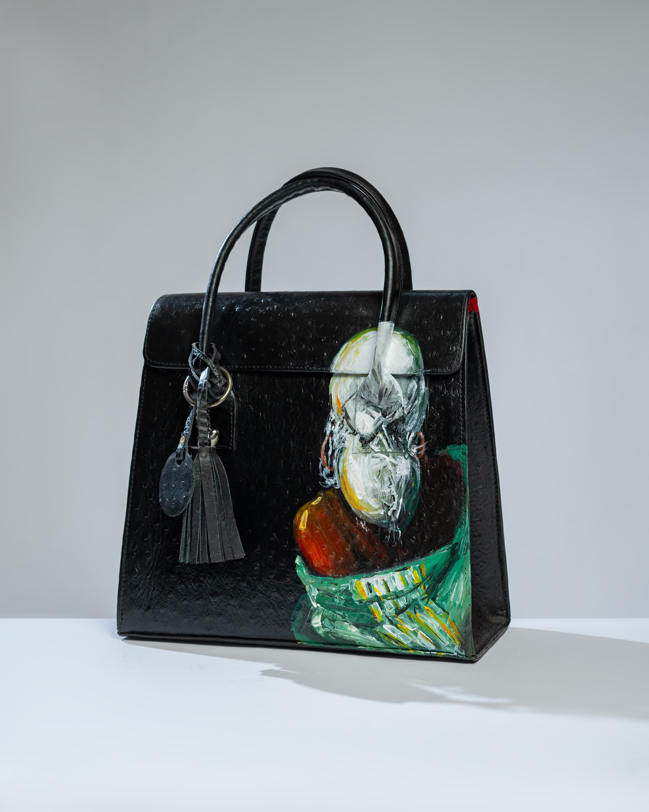 Black Gome Luxe bag- Grey Hair beauty inspired