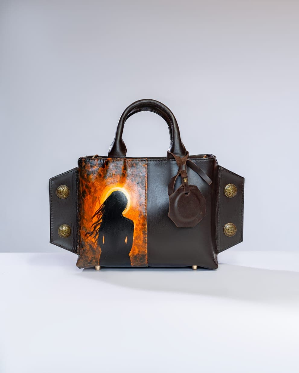 Ohiole Hand Painted Phoenix Bag