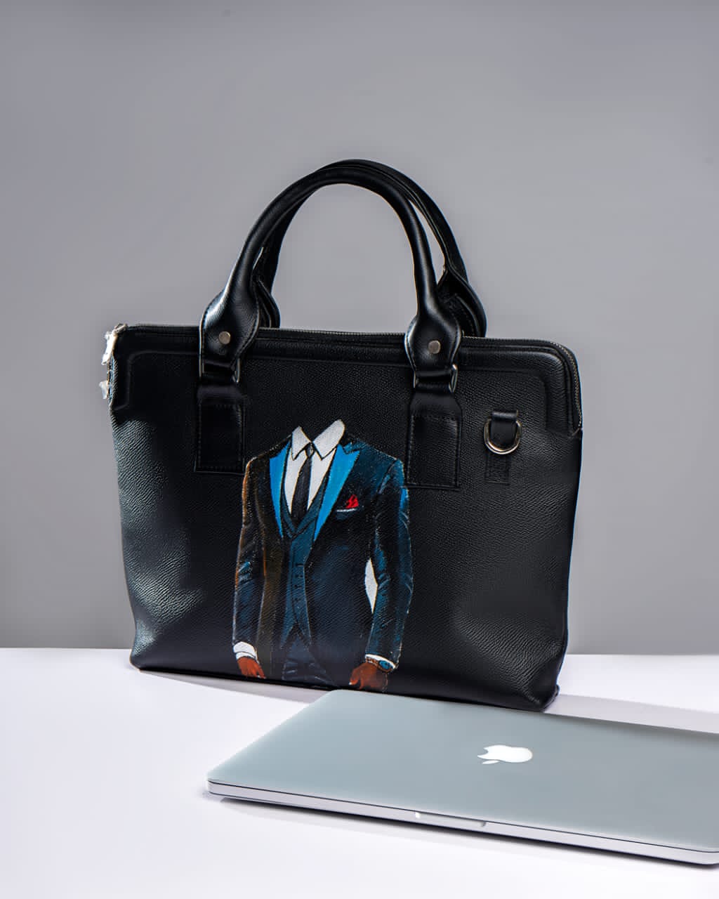 Black Ogbodu Bag Faceless Man Inspired