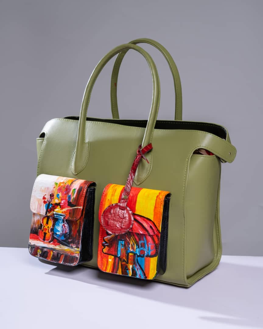 Light Olive Green Achubi Bag