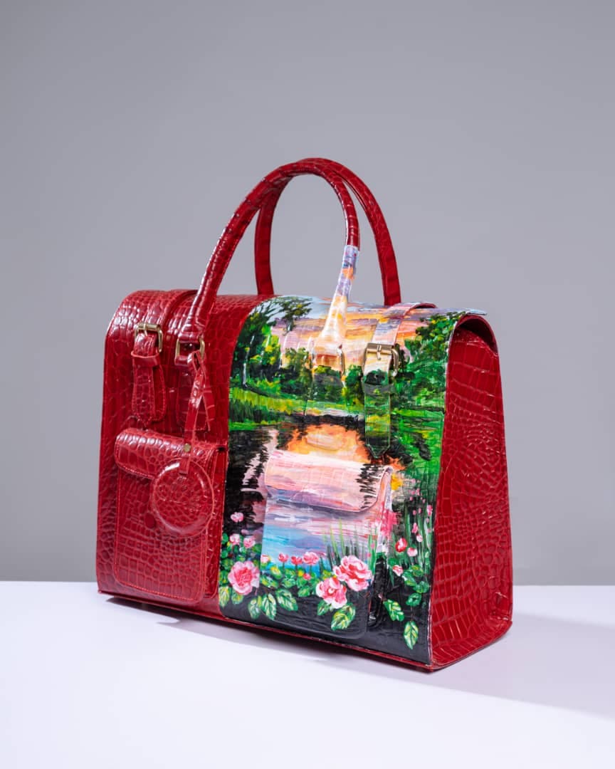 Red Landscape Multipurpose Bag