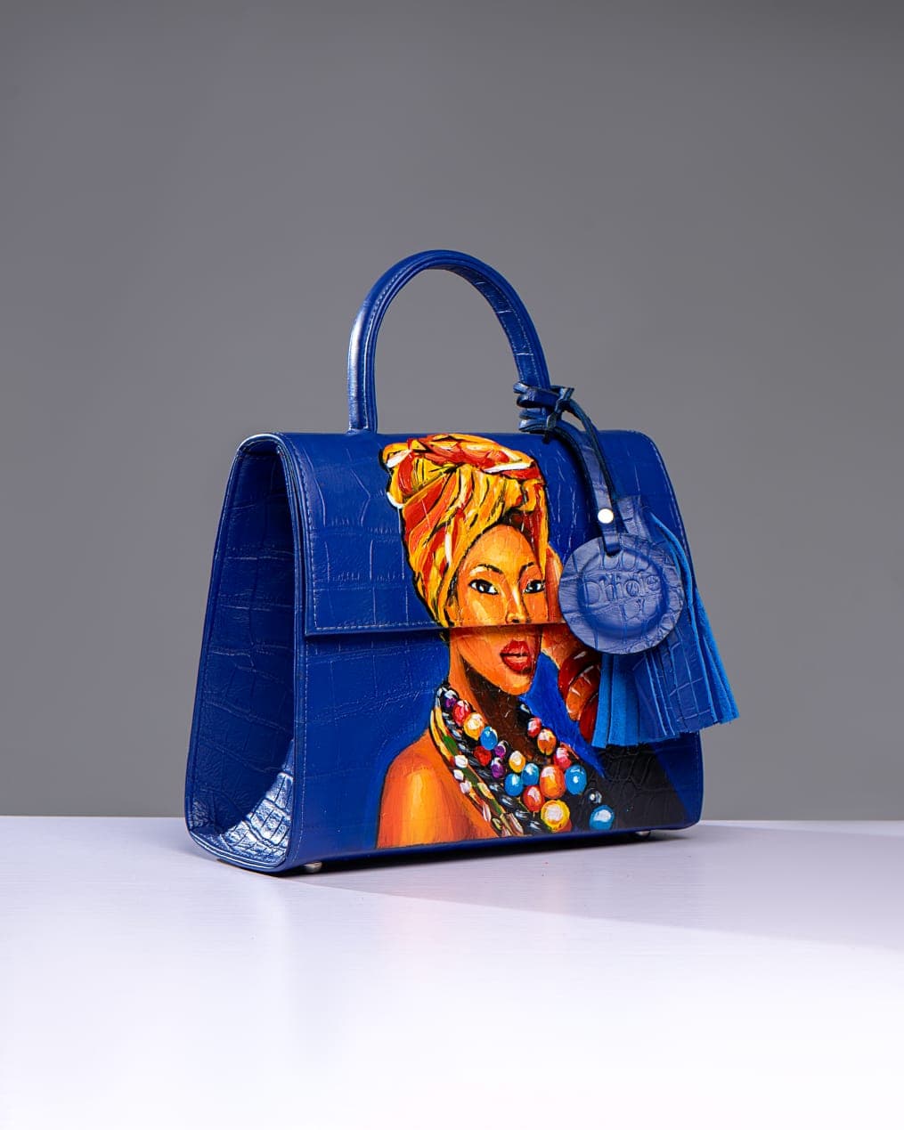 Blue Elegant Midi Bag Imose Inspired