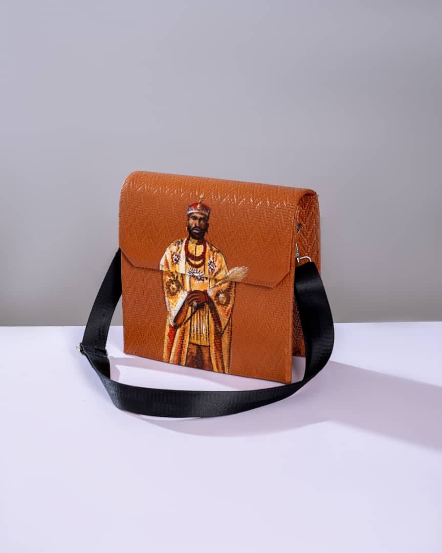 Brown Cross Body Bag Igwe Inspired