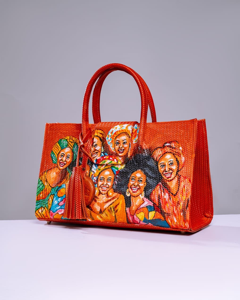 Burnt Orange Maxi Bag, Women Group