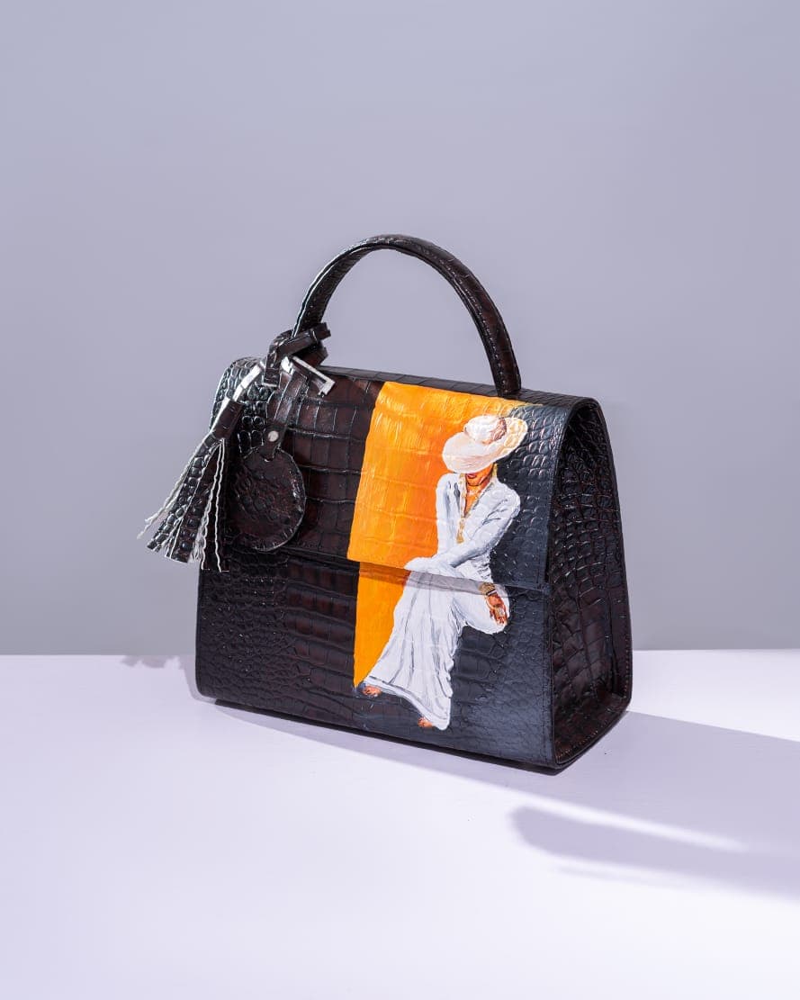 Dark Brown Elegant Midi Bag, Mystery Lady Inspired