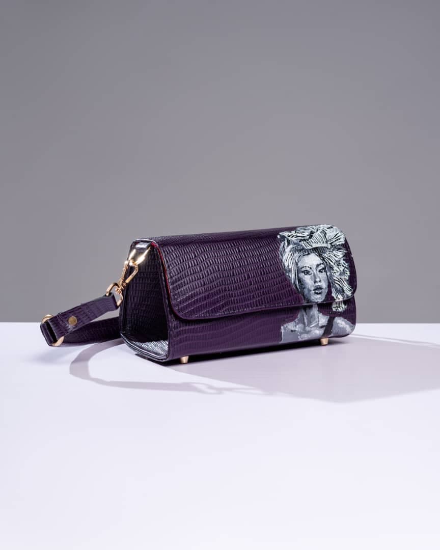 Purple Mini Shoulder Bag, Omoge Inspired